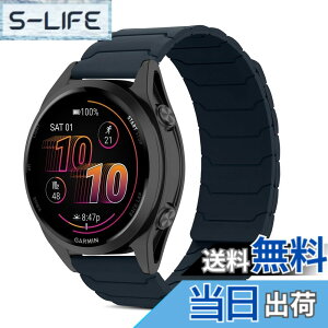 �y���������z[CiimWaa] 22mm �o���h for Garmin Venu 4/3 45mm/vivoactive 4/Venu2 �p �V���R�� ���v�o���h ���͂Ȏ��C �X�}�[�g�E�H�b�`���� �}�O�l�b�g �_�炩�� �����^ �j�����p ���K�� �x���g �K�[�~�� garm