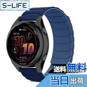 �y���������z[CiimWaa] 22mm �o���h for Garmin Venu 4/3 45mm/vivoactive 4/Venu2 �p �V���R�� ���v�o���h ���͂Ȏ��C �X�}�[�g�E�H�b�`���� �}�O�l�b�g �_�炩�� �����^ �j�����p ���K�� �x���g �K�[�~�� garm