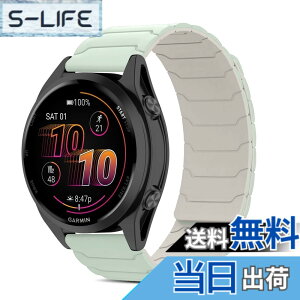 �y���������z[CiimWaa] 22mm �o���h for Garmin Venu 4/3 45mm/vivoactive 4/Venu2 �p �V���R�� ���v�o���h ���͂Ȏ��C �X�}�[�g�E�H�b�`���� �}�O�l�b�g �_�炩�� �����^ �j�����p ���K�� �x���g �K�[�~�� garm