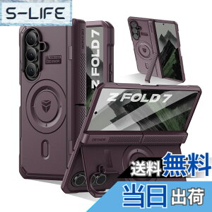�y���������zDEXNOR �}�O�l�b�g�Ή� Samsung Galaxy Z Fold 7�p�P�[�X �f���A���L�b�N�X�^���h���t�����g��ʕی�t�B�������q���W�ی�t�� MagSafe�݊��̊��t���{�f�B�o���p�[�P�[�X(�p�[�v��)