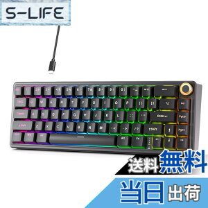 �y���������zDIERYA DK68E �Q�[�~���O�L�[�{�[�h 60% �L�� - �K�X�P�b�g�}�E���g�A�p��z��A�z�b�g�X���b�v�Ή��A��]�m�u&6�w�����p�b�h�t���ARGB�o�b�N���C�g�AWindows/Mac�Ή�