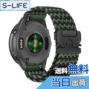 �y���������z[CiimWaa] 20mm �o���h for Garmin Forerunner 570 42mm/Garmin Vivoactive 6/5/Approach S50/S44 �p �����o���h �҂ݍ��� ���v�x���g �N�C�b�N�����[�X ���v�o���h �_�炩�� �ʋC�� �����p�x���g �K�[�~