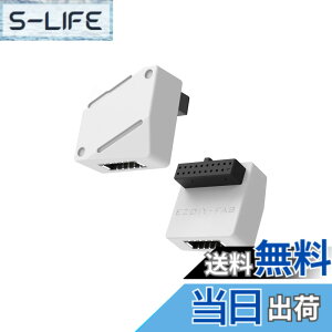 �y���������zEZDIY-FAB USB3.2 Gen1 19�s�� - Type-E L�^ 90�x ���p�A�_�v�^�[ ���w�b�_�[ �����ϊ� �}�U�[�{�[�h�p USB 3.0�t�����g�p�l�� Type-C�ϊ� ���z�� �ȃX�y�[�X ���h�~ �W���^�C�v �� - 1�p�b�N