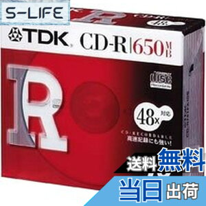 �y���������zTDK CD-R�f�[�^�p650MB 48�{�� 5mm���P�[�X����10���p�b�N [CD-R74TFX10S]