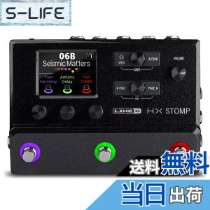 �y���������zLine 6 �}���`�G�t�F�N�^�[ HX Stomp ���R���p�N�g�ȃv���t�F�b�V���i���E�M�^�[�E�v���Z�b�T�[ 300��ވȏ�̃G�t�F�N�g�ƃA���v�E���f�� �I�[�f�B�I�C���^�[�t�F�C�X�@�\