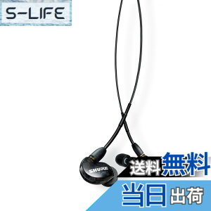 �y���������zSHURE �C���z�� �L�� SE215 SPE-A �u���[ ���Չ��� �F�F�u���b�N�A�T�C�Y�F��