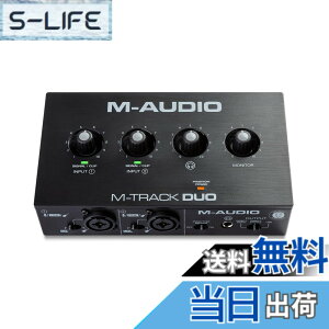 �y���������zM-AUDIO M-Track Duo USB �I�[�f�B�I�C���^�[�t�F�[�X USB-C�Ή� 24bit�E192kHz 2�C��2�A�E�g(XLR/TRS�Ή�) ���R�[�f�B���O�E�z�M�E�|�b�h�L���X�g�Ή� �\�t�g�E�F�A�X�C�[�g�t�� �T�C�Y�F48kH