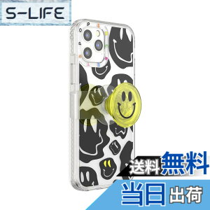 �y���������zPopsockets iPhone 12/12 Pro �P�[�X ���|�W�V���i�u���X���C�h�O���b�v�t�� MagSafe - All Smiles �F�FAll Smiles�A�T�C�Y�FiPhone 12 / 12 Pro