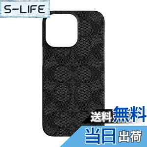 �y���������zCOACH (�R�[�`) iPhone13 Pro ��p �A�C�t�H�� 13 �v�� �X�}�[�g�t�H���P�[�X �X�}�z�P�[�X Slim Wrap Case (BLACK) [���s�A���i] �F�F�u���b�N