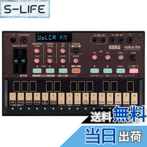 �y���������zKORG(�R���O) FM�V���Z�T�C�U�[ 6�{�C�X �R�[���X ���o�[�u �d�r�쓮 �X�s�[�J�[���� �w�b�h�z���g�p�� �ǂ��ł��g����R���p�N�g�T�C�Y volca fm2 �F�F�u���b�N
