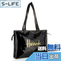新品正規品 Harrods ハロッズ ゴールドビルディング トートバッグ 紺 L 