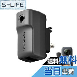 �y���������zCYNOVA Insta 360 X3�J�����AType-C�A3.5mm�I�[�f�B�I�|�[�g�p�O���}�C�N�A�_�v�^�[�AInsta 360 X3�A�N�Z�T���[�̏[�d��Ƙ^�����T�|�[�g �F�F�u���b�N