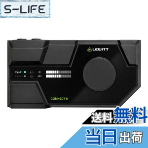 �y���������zLEWITT CONNECT 6 �I�[�f�B�I�C���^�[�t�F�[�X USB DTM ���y���� �^�� ���z�M ���[�v�o�b�N CubaseLE