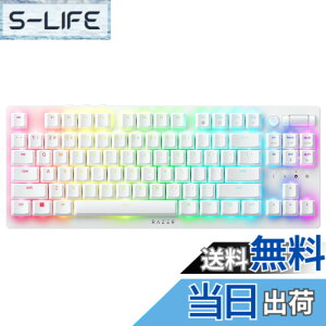�y���������zRazer ���C�U�[ DeathStalker V2 Pro Tenkeyless White Edition Linear Optical Switch �Q�[�~���O�L�[�{�[�h ���^�I�v�e�B�J���X�C�b�` ���C�����X 2.4GHz Bluetooth Type-C Chroma �p��z�� �f�X�X�g�[�J�[�u