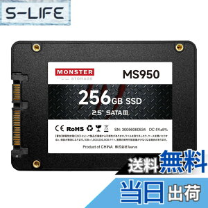 �y���������z�����X�^�[�X�g���[�W �����^ SSD 2.5�C���` 7mm TLC 3D NAND�̗p SATAIII 6Gb/s 560MB/s PS4����m�F�� ���[�J�[3�N �F�F�u���b�N�A�T�C�Y�F256GB