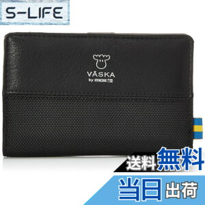 �y���������z[���Y] VASKA by moz ���F�X�J �O���[�V�X L���t�@�X�i�[ ��܂���z ���f�B�[�X �R���p�N�g ���^ �i�C���� ���� PU���U�[ ���K���� VS-0122 �F�F�u���b�N�A�T�C�Y�F���T�C�Y�F(W)14cmx