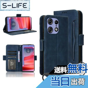 �y���������zMotorola Edge 50 Pro/50s pro �P�[�X �蒠�^ �F�F�u���[�A�T�C�Y�FMotorola Edge 50 Pro