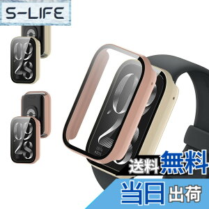�y���������z�y2���Z�b�g�zFor Xiaomi Smart Band 9 Active �p �P�[�X �J�o�[�yKONXISA�z�X�}�[�g�E�H�b�` �P�[�X+�t�B���� ��̌^�iPC�P�[�X+�����K���X�t�j���E�ȒP �����ߗ� �C�菝�h�~ �Ռ��z�� ��