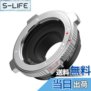 �y���������zVILTROX EF-M1 PRO �}�E���g�A�_�v�^�[ Canon EF/EF-S �}�E���g�����Y �� �}�C�N���t�H�[�T�[�Y�iMicro 4/3�j �J���� �p�i�\�j�b�N ���C�J �I�[�g�t�H�[�J�X AF IS ��u���␳ �T�C�Y�FEF-M1 Pr