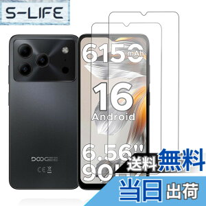 �y���������z�y2���Z�b�g�zFor DOOGEE Note56 / Note56 Plus / Note56 Pro / Note56X / Note56X Pro�p �t�B���� �K���X�t�B���� KONXISA 6.56�C���` �X�}�[�g�t�H���̃X�N���[���v���e�N�^�[ ���{���Ɏq�f�� 99�� ��