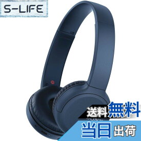 【送料無料】ソニー ワイヤレスヘッドホン WH-CH510 / bluetooth / AAC対応 / 最大35時間連続再生 2019年モデル / マイク付き /ブルー WH-CH510 L 色：ブルー、サイズ：1個 (x 1)