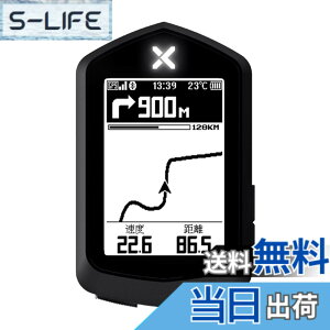 �y���������zXOSS NAV �T�C�N���R���s���[�^ GPS �T�C�R�� �i�r�Q�[�V���� 2.4�C���` �f�[�^�J�X�^�}�C�Y �ő�33���� IPX7�h�� Type-C Bluetooth5.0 ANT�{�Ή����{��戵�������c �F�F�u���b�N