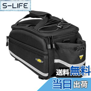 �y���������zTopeak MTS TrunkBag EX 2.0 �h���T�C�N���g�����N�o�b�O �g���\�ȃp�j�G�T�C�h�A�X�g���b�v�t�����b�N�Ɏ��t���A�u���b�N �F�F�u���b�N///�z���C�g�A�T�C�Y�F35 x 21 x 19 cm