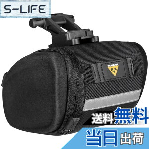 �y���������zTOPEAK(�g�s�[�N) SideKick Wedge Pack �T�h���o�b�O S�T�C�Y �u���b�N �F�F�u���b�N�A�T�C�Y�FS�T�C�Y(L140xW110xH95mm)