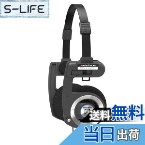�y���������zKoss PortaPro On Ear Headphones with �P�[�X (Black) �y���s�A���i�z �F�F�u���b�N
