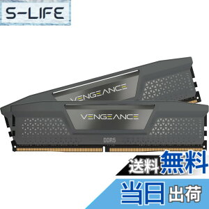 �y���������zCORSAIR VENGEANCE DDR5 ������ 32GB(16GBx2)�ő�6000MHz�Ή� AMD EXPO & Intel XMP�Ή� CL36 �f�X�N�g�b�vPC�p �O���[ CMK32GX5M2E6000Z36