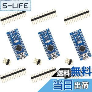 �y���������zELEGOO Arduino�p Nano�{�[�h V3.0 Nano V3.0�݊� 3�Z�b�g