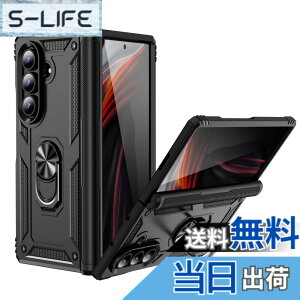 �y���������zEDu �M�����N�V�[�[�b�g�t�H�[���h7�P�[�X Galaxy Z Fold7 �P�[�X �����O�t�� �X�^���h�@�\ �q���W�ی� �ϏՌ� ���� ���h�~ �����Y�ی� �����h�~ �u���b�N �F�F2-fold7�u���b�N