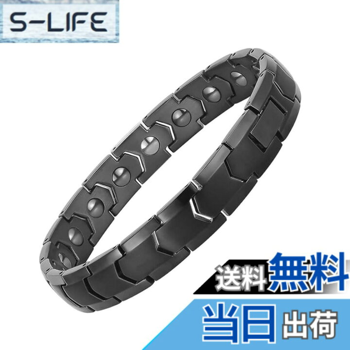 楽天市場】【送料無料】[Rockyu] ブレスレット メンズ 18K チタン製 