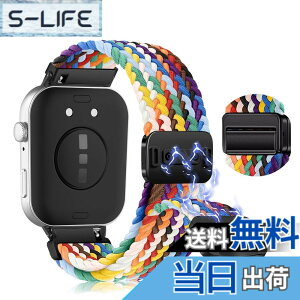�y���������z[LanQii] �o���h �p�� Huawei Watch Fit 4 Pro / 4 / 3 �Ή� �����x���g �i�C���� �o���h �҂ݍ��� ���C�z�����t�� �X�|�[�c�p �e�͐� �������i�K���� �_�� �h�� �ʋC �Č��� �j�����p ��