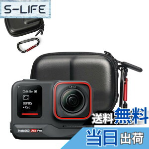 �y���������zFor Insta360 Ace Pro �ی�P�[�X Insta360 Ace Pro �ی�J�o�[ �S�ʕی� ���[�P�[�X�A�ی�J�o�[�B�R�[�h��A�N�Z�T���[�����[�ł��郁�b�V���|�P�b�g�t�� �Ռ��z�� �j�����p �i�u���b