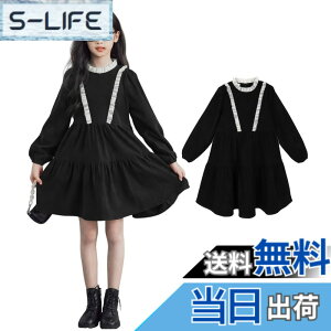 �y���������z[Measuttie] �����s�[�X �t�H�[�}�� �L�b�Y ���� �@�� ���V ���w�� ���Ǝ� ���̎q �t �H �~ �R�[�f�����C �t�����l�b�N ���\�� ������ ���i�� 130-170cm �F�F�u���b�N/�t�����A�T�C�Y�F