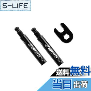 �y���������z�r�b�g���A(Vittoria) �o���u�G�N�X�e���V����[Valve Extention] 2�{�Z�b�g(����) �A���~�� �����o���u �F�F�u���b�N�A�T�C�Y�F60mm