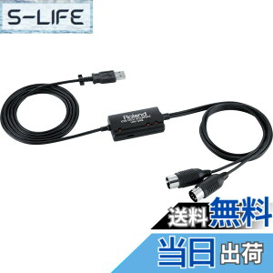 �y���������zRoland ���[�����h MIDI�C���^�[�t�F�C�X UM-ONE mk2 USB�ڑ� Windows�EMac�EiPad�ɑΉ� �V���v���ڑ� ���o�C�����ł����� �F�F�u���b�N