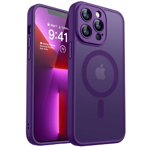 �y���������zCANSHN iPhone �p �P�[�X Magsafe�Ή� �J�������ӕی� ���C�����X�[�d �ϏՌ� �G�A�K�[�h�R�[�i�[ �����h�~ �w��h�~ �F�F�f�B�[�v�p�[�v���A�T�C�Y�FiPhone 13 Pro Max �p (6.7 �C���`)