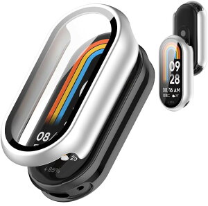 �y���������zAIYYXX For Xiaomi Smart Band 10 �P�[�X 3D ���p�G�b�W �����^ PC+�K���X�f�� ��̌^ xiaomi smart band 10 �J�o�[ �Ή� �����ߗ� �L�Y�h�~ �w��h�~ �ȒP�Ɏ��t���E�� �S�ʕی� �P�[�X �F�F�V