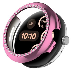 �y���������zAIYYXX Google Pixel Watch �J�o�[ �V���O���_�C���P�����f�� �Ή� google pixel watch 1/2/3/4 41mm 45mm 50�̂���߂��_�C�������h �X�^�C���b�V���Ŕ����� �ϏՌ� �ȒP�Ɏ��t���E�� �t���t