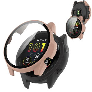 �y���������zAIYYXX For �K�[�~�� 165 �J�o�[ 3D ���p�G�b�W �����^ PC+�K���X�f�� ��̌^ garmin forerunner 165 �J�o�[ �Ή� �����ߗ� �L�Y�h�~ �w��h�~ �ȒP�Ɏ��t���E�� �S�ʕی� �P�[�X �F�F�s��