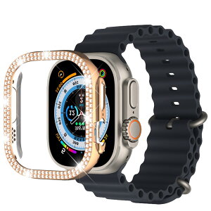 �y���������zAIYYXX Apple Watch Ultra 3/2 / Ultra �P�[�X(2024/2023/2022 49mm)�_�u���_�C�������h �L���L�� �Ή� apple watch ultra PC �f�� 50�̂���߂��_�C�������h �X�^�C���b�V���Ŕ����� �ϏՌ� �ȒP�Ɏ�