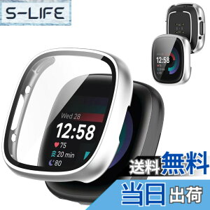�y���������zAIYYXX For Fitbit sense2 /Fitbit versa4 �J�o�[ 3D���p�G�b�W �����^ PC+�K���X�f�� ��̌^ Fitbit sense2 /Fitbit versa4 �P�[�X �Ή� �����[�d�\ �[�d�⏕��t�� �����ߗ� �L�Y�h�~ �w��h�~ �� 