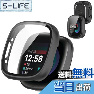 �y���������zAIYYXX For Fitbit sense2 /Fitbit versa4 �J�o�[ 3D���p�G�b�W �����^ PC+�K���X�f�� ��̌^ Fitbit sense2 /Fitbit versa4 �P�[�X �Ή� �����[�d�\ �[�d�⏕��t�� �����ߗ� �L�Y�h�~ �w��h�~ �F