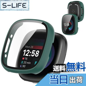 �y���������zAIYYXX For Fitbit sense2 /Fitbit versa4 �J�o�[ 3D���p�G�b�W �����^ PC+�K���X�f�� ��̌^ Fitbit sense2 /Fitbit versa4 �P�[�X �Ή� �����[�d�\ �[�d�⏕��t�� �����ߗ� �L�Y�h�~ �w��h�~ �� 