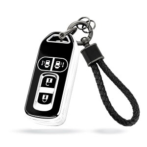 �y���������z[Unhoke] N-BOX �L�[�P�[�X �z���_�ɓK�� N�V���[�Y JF1 JF2 JF3 JF4 �L�[�J�o�[ nbox �X�}�[�g�L�[�P�[�X �L�[�z���_�[ ���� �y�� ���h�~ TPU�� 2/3/4�{�^�� ������� �F�F�⍕
