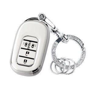 �y���������z[Unhoke] N-BOX �J�X�^�� JF5 JF6 �L�[�P�[�X �z���_�ɓK�� �V�^�X�e�b�v���S�� �L�[�J�o�[ NBOX JF5 JF6 �V�r�b�N ZR-V ���F�[�� �L�[�z���_�[ �����X���C�h�h�A TPU�� ��G�肢�� ���� �F