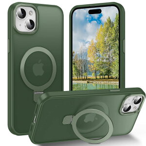 �y���������zAVETUL iPhone 12 mini �P�[�X iPhone 13 mini �P�[�X MagSafe�Ή� ���C�����X�[�d�Ή� �B���X�^���h �}�b�g �}�O�l�b�g���� �������� ����~�� �ČRMIL�K�i�ϏՌ� iPhone12mini�P�[�X �X�g���b�v