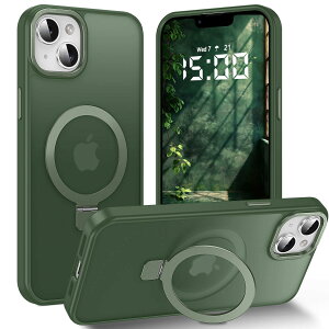 �y���������zAVETUL iPhone 12 mini �P�[�X iPhone 13 mini �P�[�X MagSafe�Ή� ���C�����X�[�d�Ή� �B���X�^���h �}�b�g �}�O�l�b�g���� �������� ����~�� �ČRMIL�K�i�ϏՌ� iPhone12mini�P�[�X �X�g���b�v
